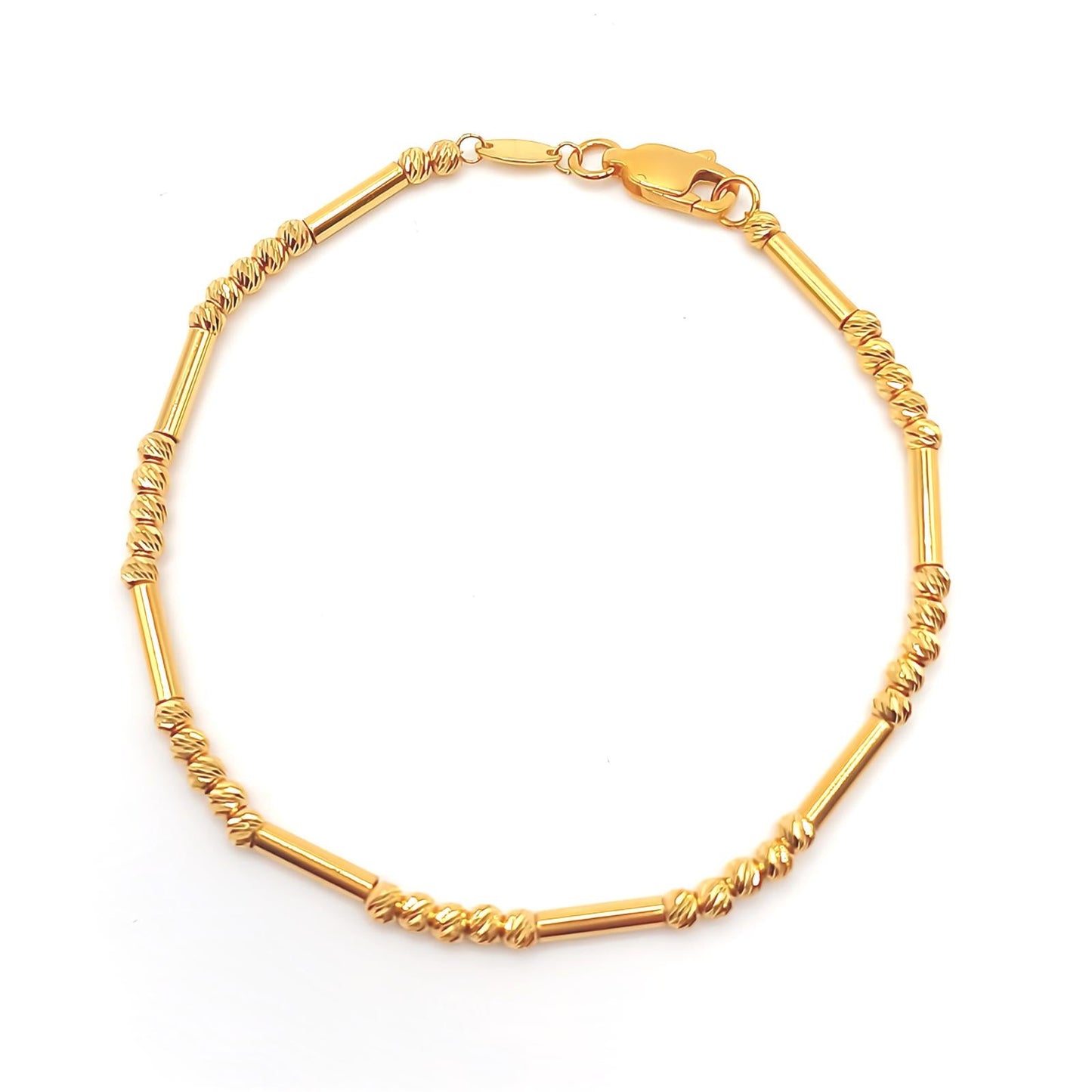 22K / 916 Gold - Inspire Laser Ball Bracelet - 4.83 gm