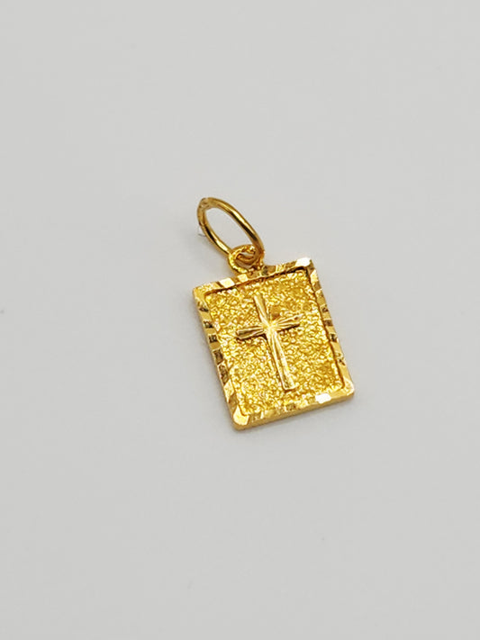 22K / 916 Gold - Inspire Ivry Patricia Cross Pendant - 0.67 gm