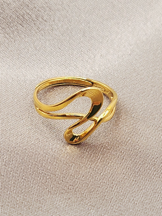22K / 916 Gold - Inspire Chieti Queen Loop Ring - 2.65 gm