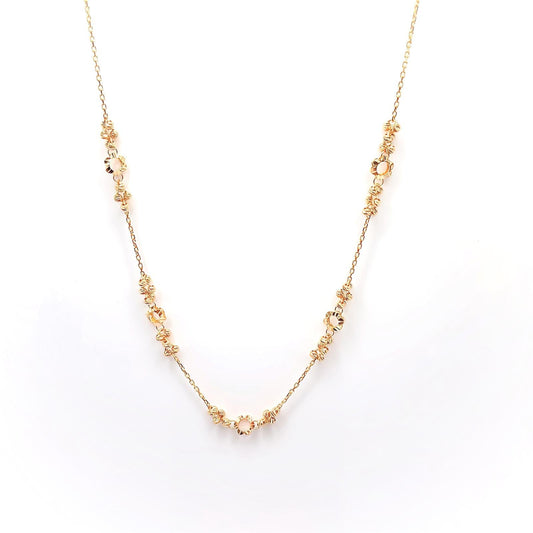 22K / 916 Gold - Cutting Ball Cable Necklace - 7.86 gm