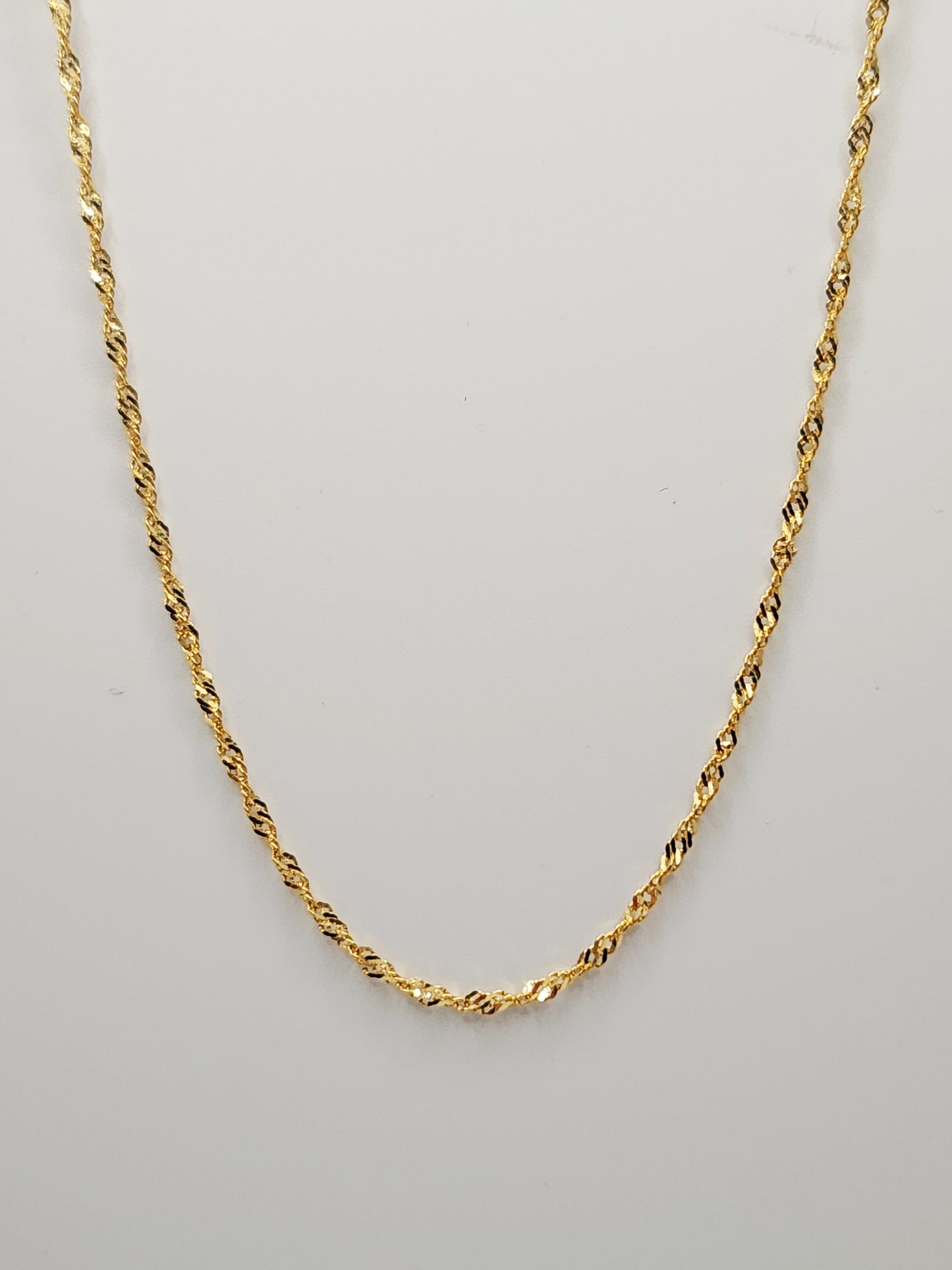 22K / 916 Gold - Ivry Patricia Twist Necklace Twin - 3.38 gm