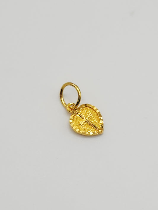 22K / 916 Gold - Inspire Ivry Patricia Cross Pendant - 0.57 gm