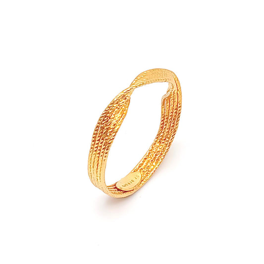 22K / 916 Gold - Inspire Chieti Swastika Ring - 1.58 gm