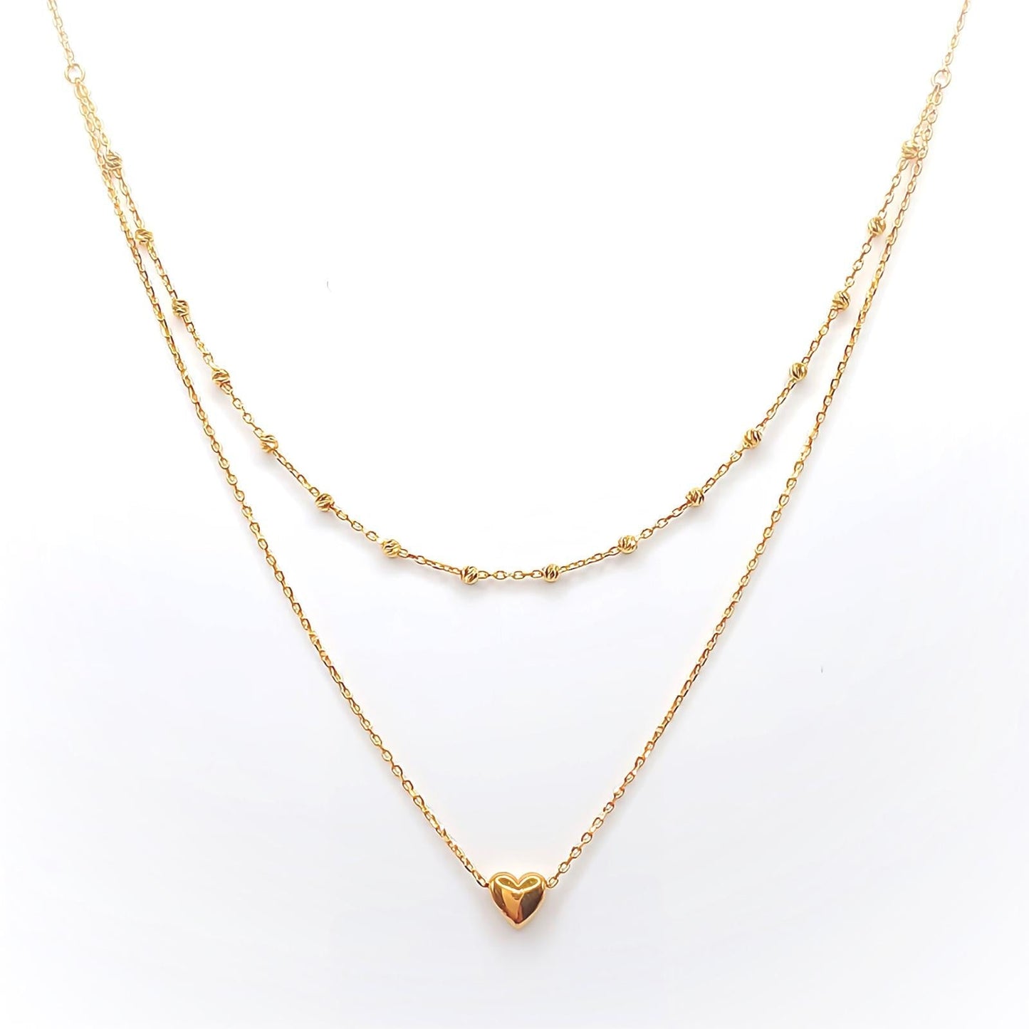 22K / 916 Gold - Inspire Necklace Heart - 4.65 gm