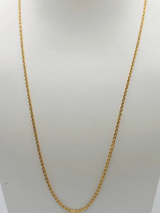 22K / 916 Gold - Ivry Remy Wanzi Necklace - 3.93 gm