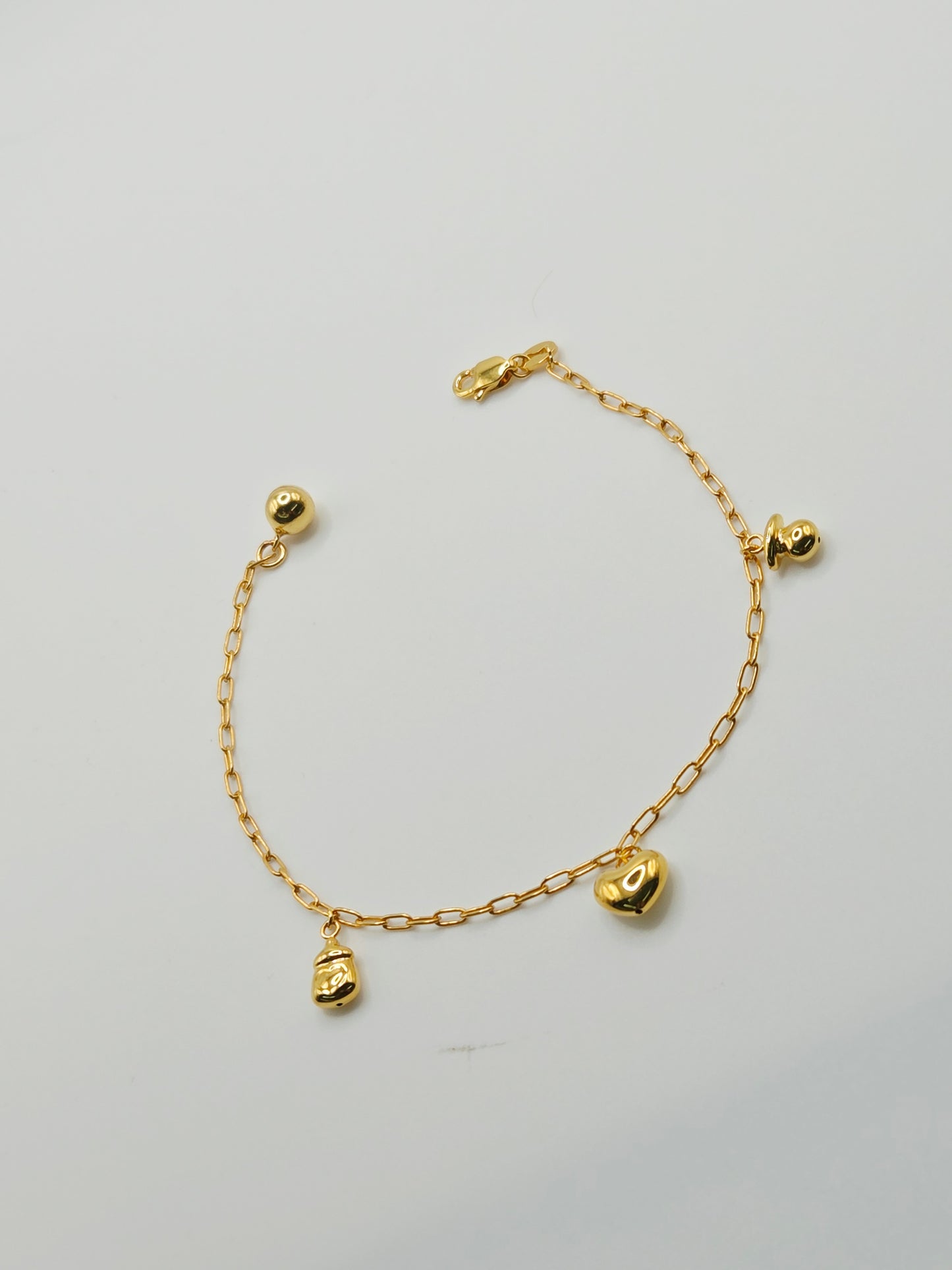 22K / 916 Gold - Inspire Chieti Remy Heart Bracelet - 3.40 gm