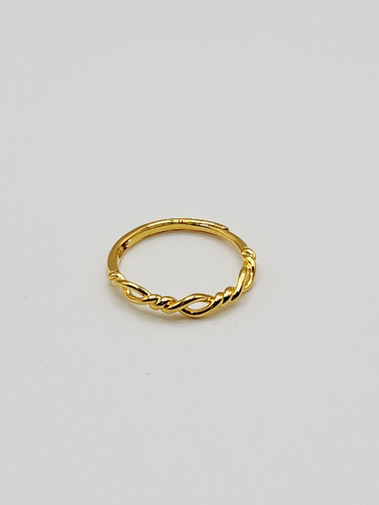 24K / 999 Gold - Inspire Chieti Iris Twist Ring - 2.44 gm