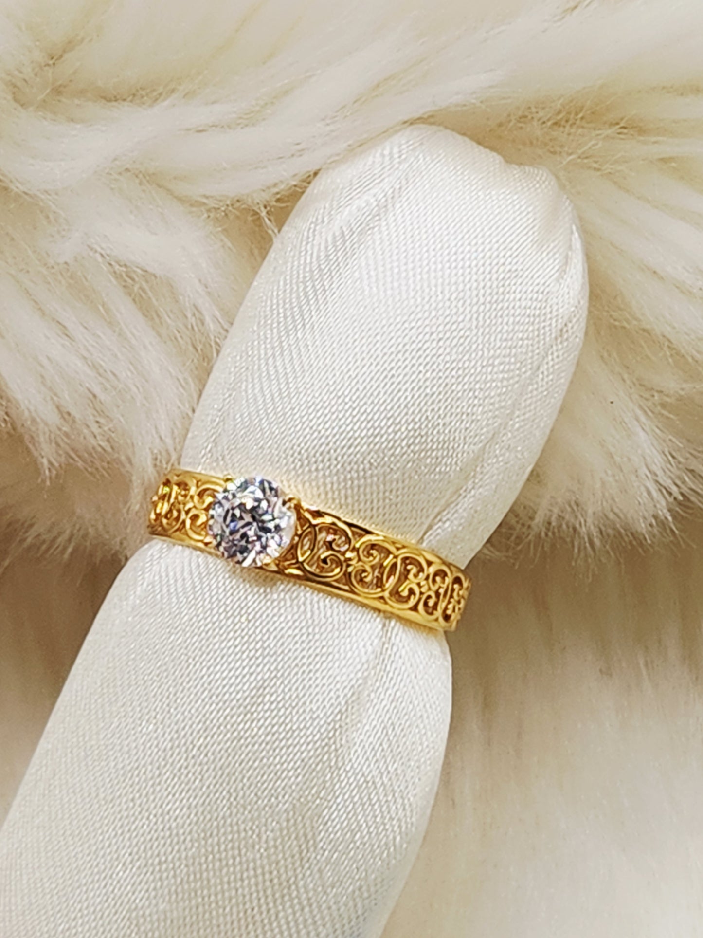 22K / 916 Gold - Inspire Ivry Scarlett Ring - 1.75 gm