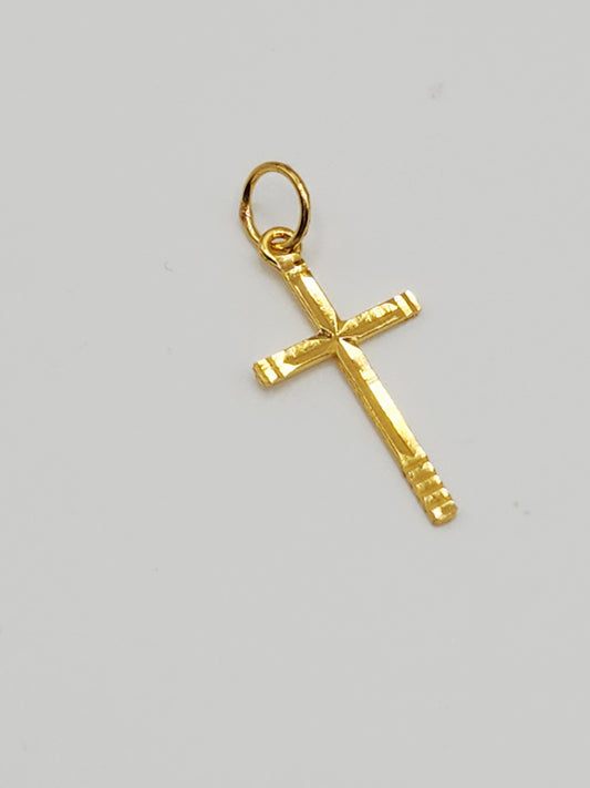 22K / 916 Gold - Inspire Ivry Patricia Cross Pendant - 0.81 gm