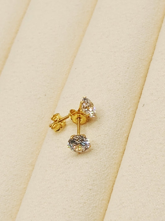 22K / 916 Gold - Inspire Ivry Hazel Earring - 0.70 gm