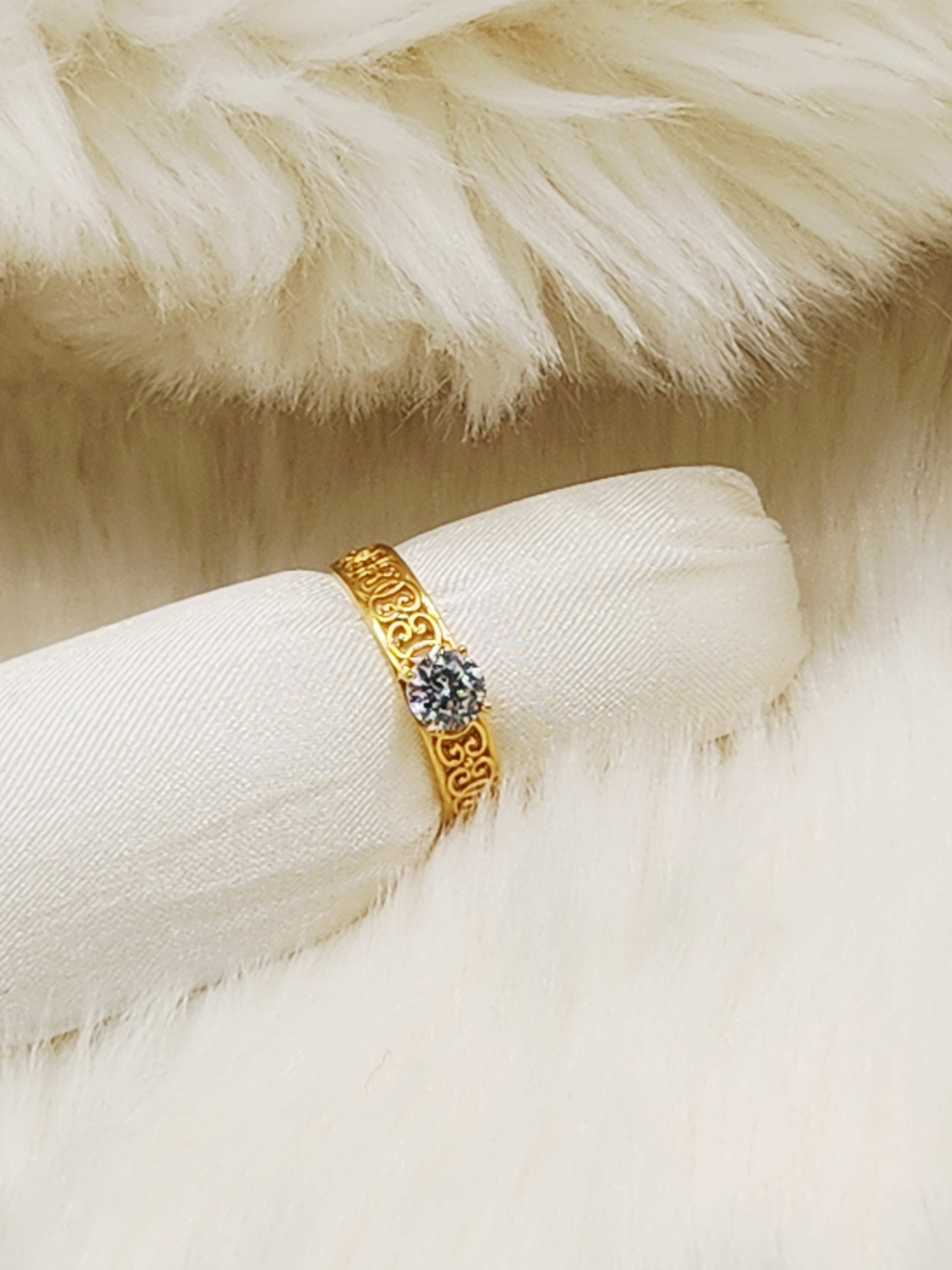 22K / 916 Gold - Inspire Ivry Scarlett Ring - 1.75 gm
