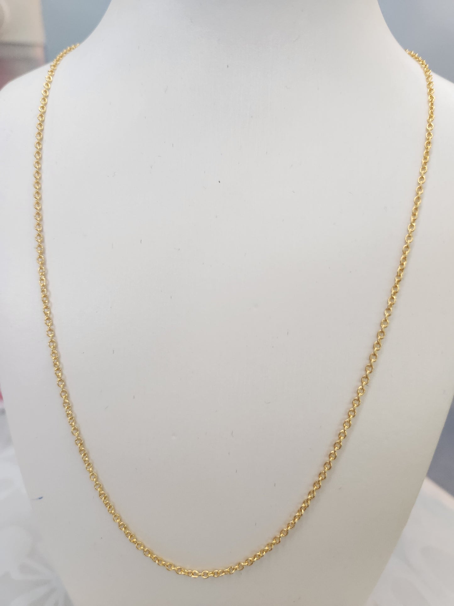 22K / 916 Gold - Ivry Remy Round Necklace - 3.95 gm