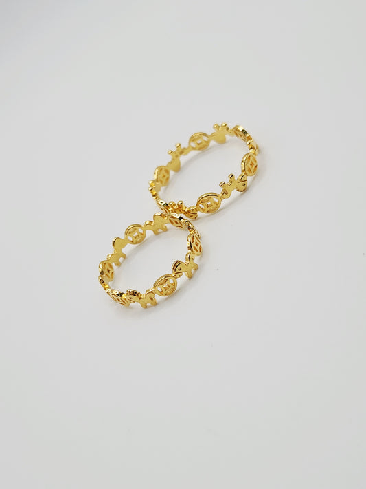 22K / 916 Gold - Inspire Ivry Luna Ring - 1.51 gm