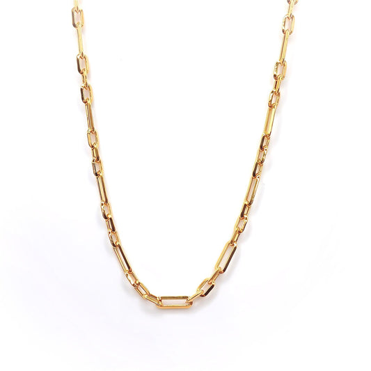22K / 916 Gold - Inspire Modest Crisscross Necklace - 8.6 gm