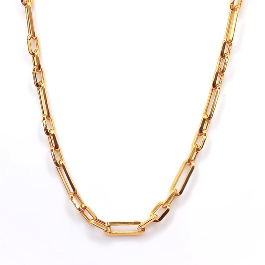 22K / 916 Gold - Inspire Modest Crisscross Necklace - 8.6 gm