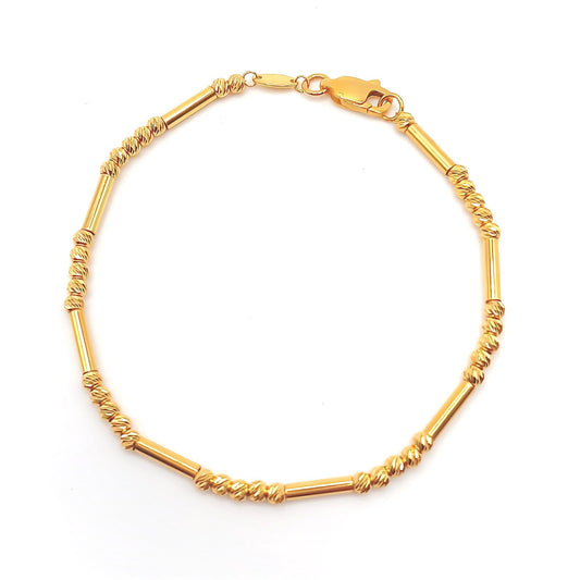22K / 916 Gold - Inspire Laser Ball Bracelet - 4.65 gm