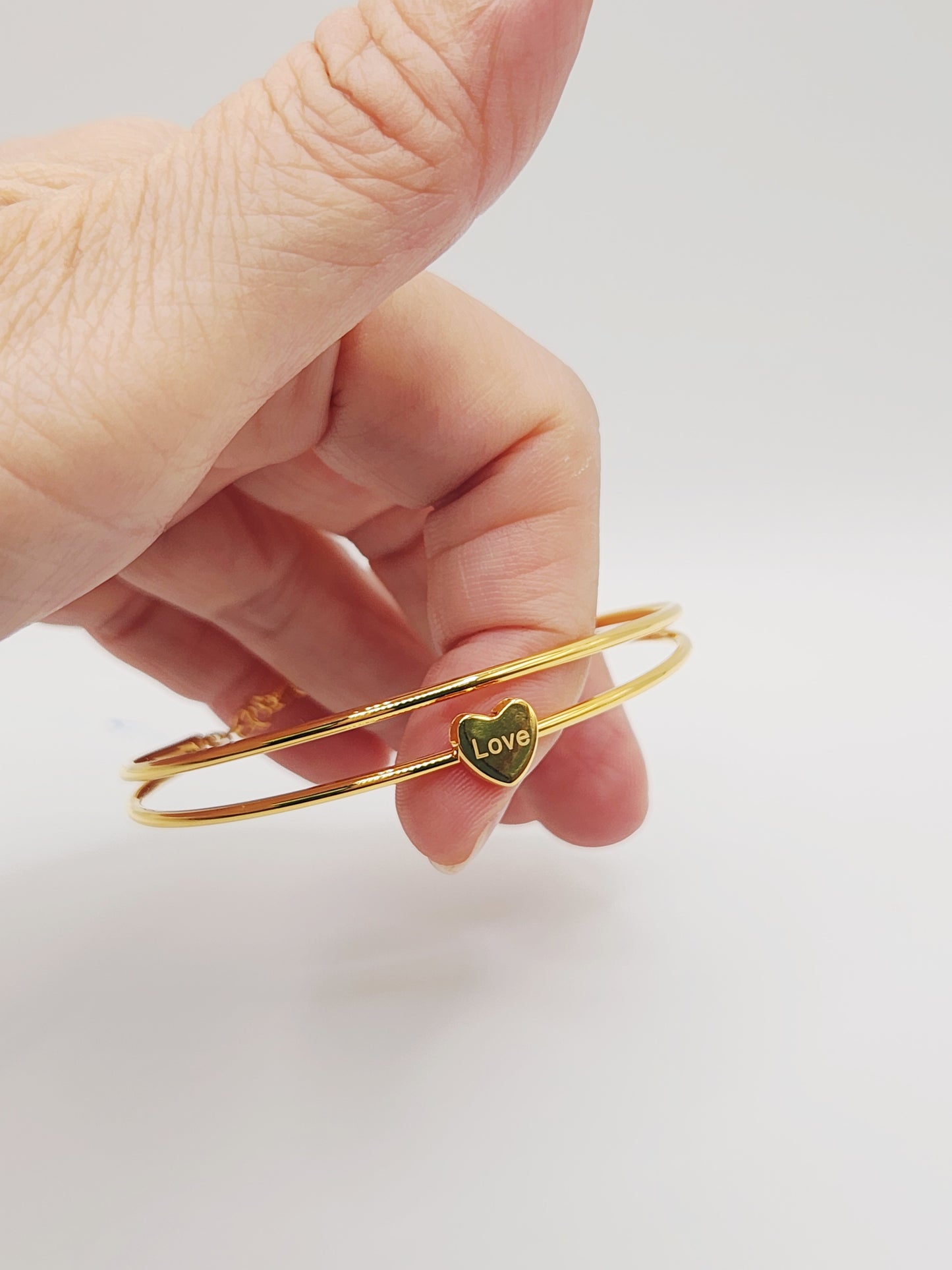 22K / 916 Gold - Inspire Chieti Queen Heart Bracelet - 7.91 gm
