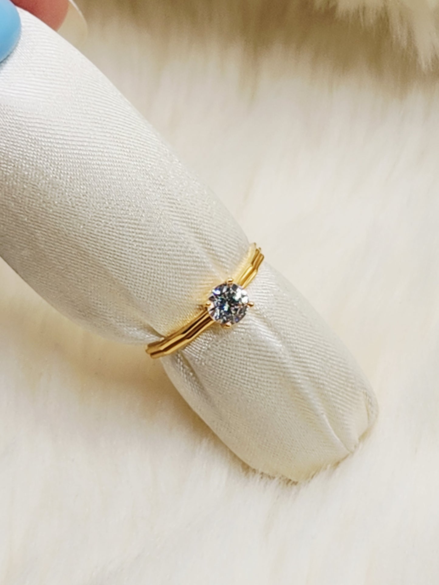 22K / 916 Gold - Inspire Ivry Scarlett Ring - 1.64 gm