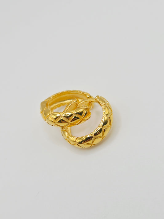 22K / 916 Gold - Inspire Ivry Grace Earring Twin - 4.89 gm