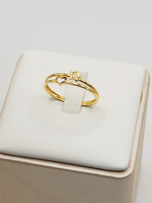 22K / 916 Gold - Inspire Ivry Patricia Ring - 1.31 gm