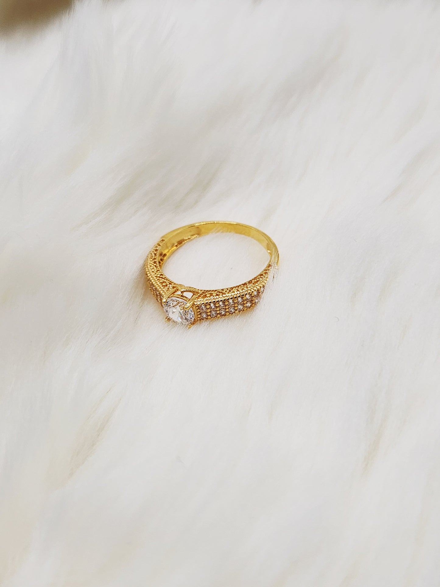 22K / 916 Gold - Inspire Ivry Scarlett Ring - 3.22 gm