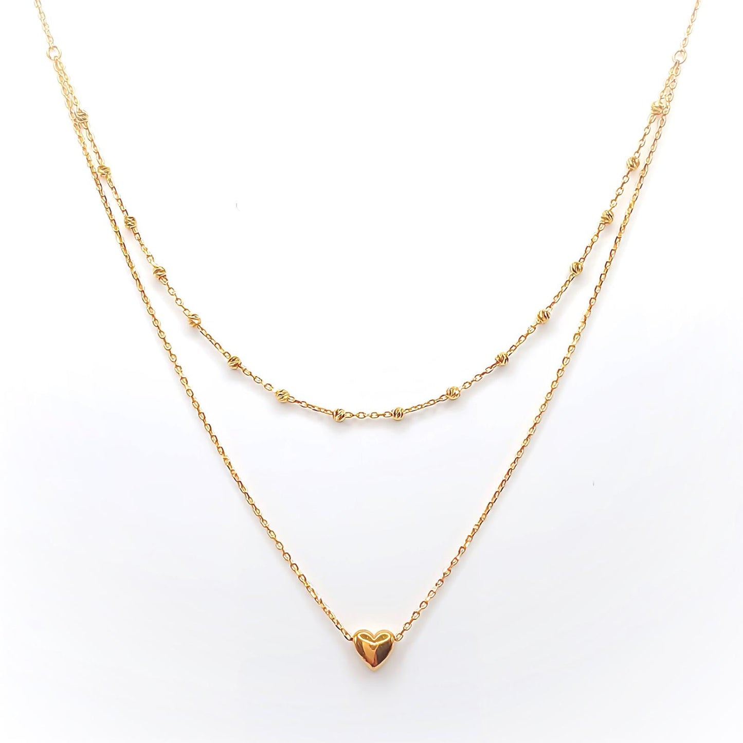 22K / 916 Gold - Inspire Necklace Heart - 4.54 gm