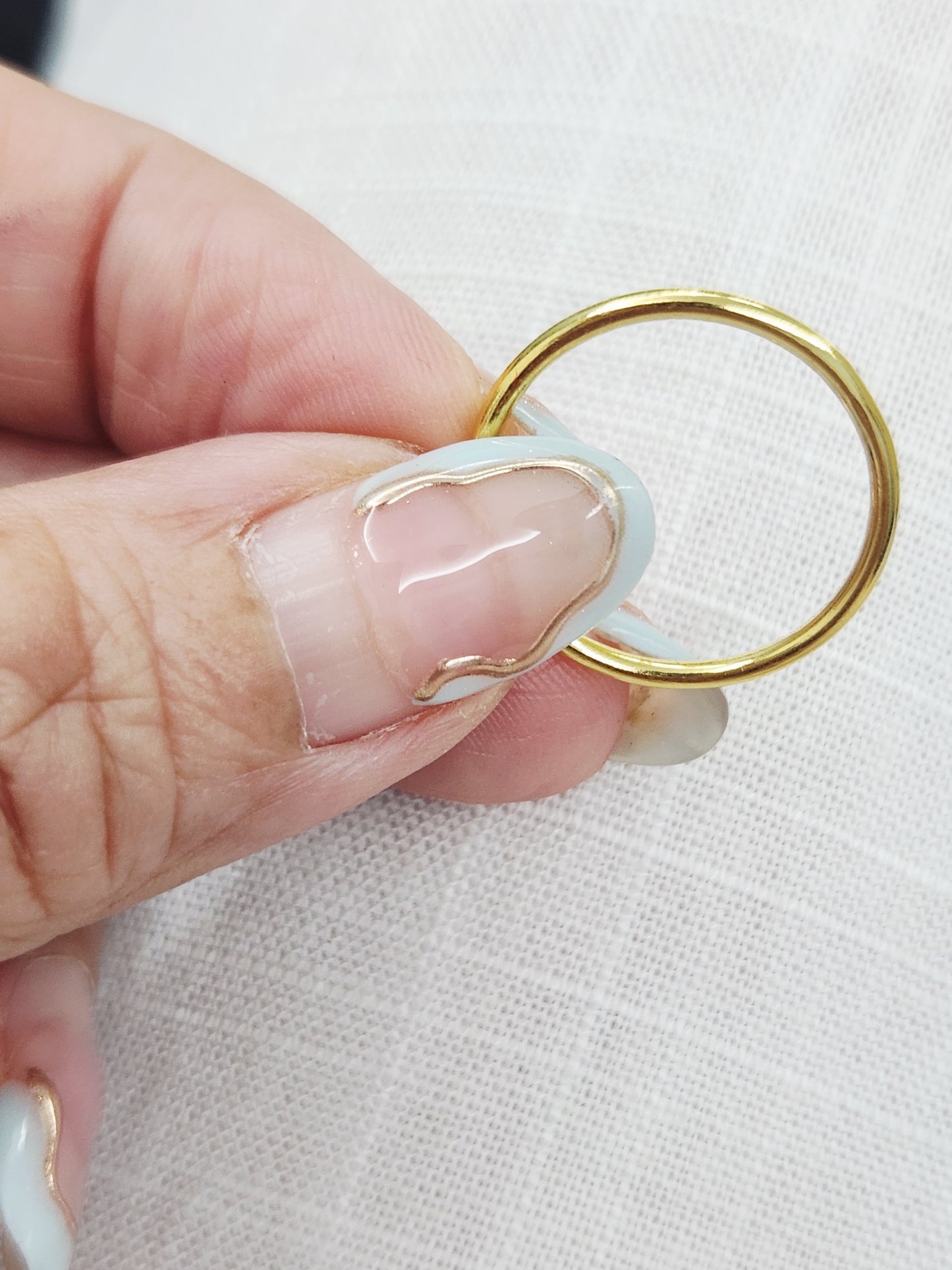 22K / 916 Gold - Inspire Ivry Nora Round Ring  - 1.20 gm