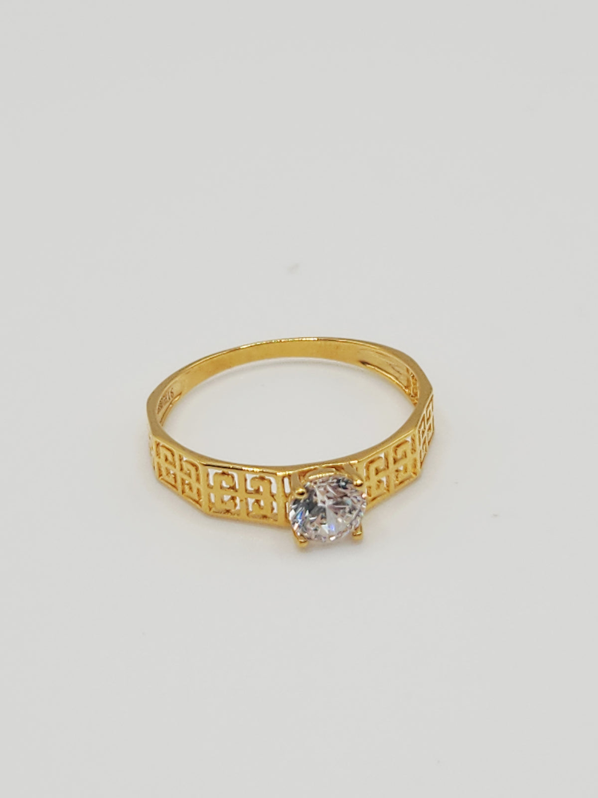 22K / 916 Gold - Ivry Ukiyo Stone Ring - 1.67 gm