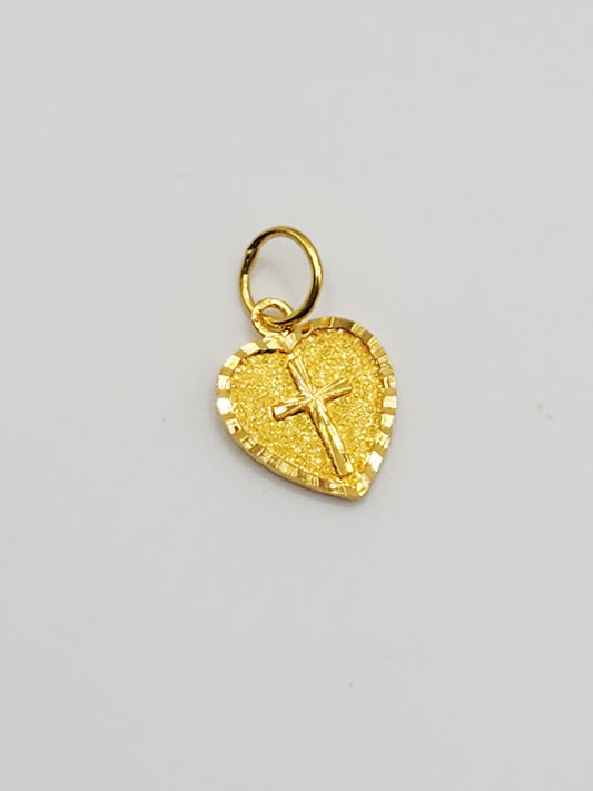 22K / 916 Gold - Inspire Ivry Patricia Cross Pendant - 1.01 gm