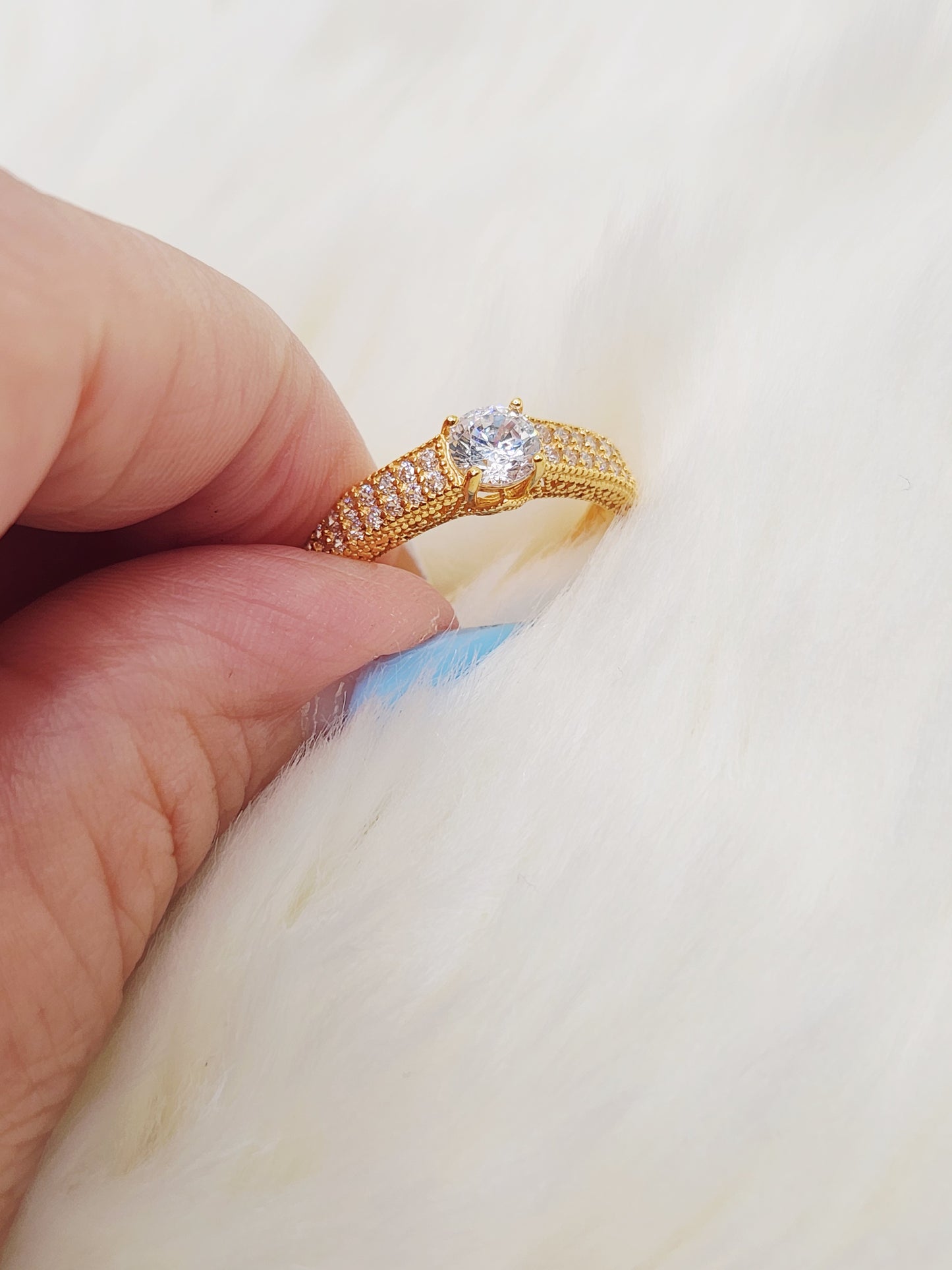 22K / 916 Gold - Inspire Ivry Scarlett Ring - 3.22 gm