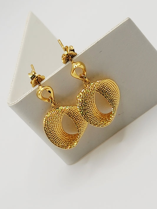 22K / 916 Gold - Inspire Ivry Luna Earring - 4.06 gm